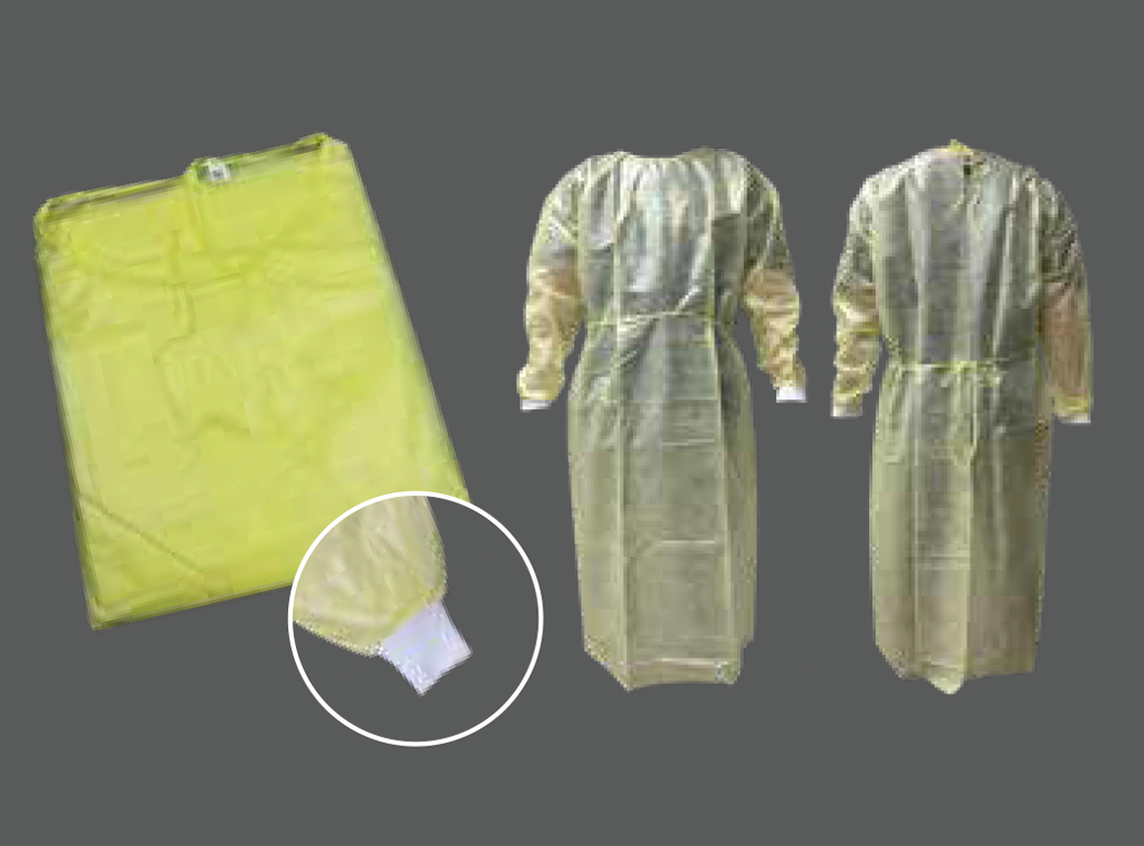 Waterproof isolation gown