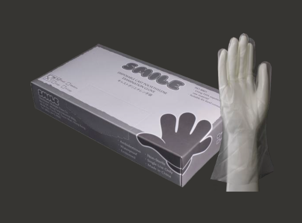 CPE transparent gloves