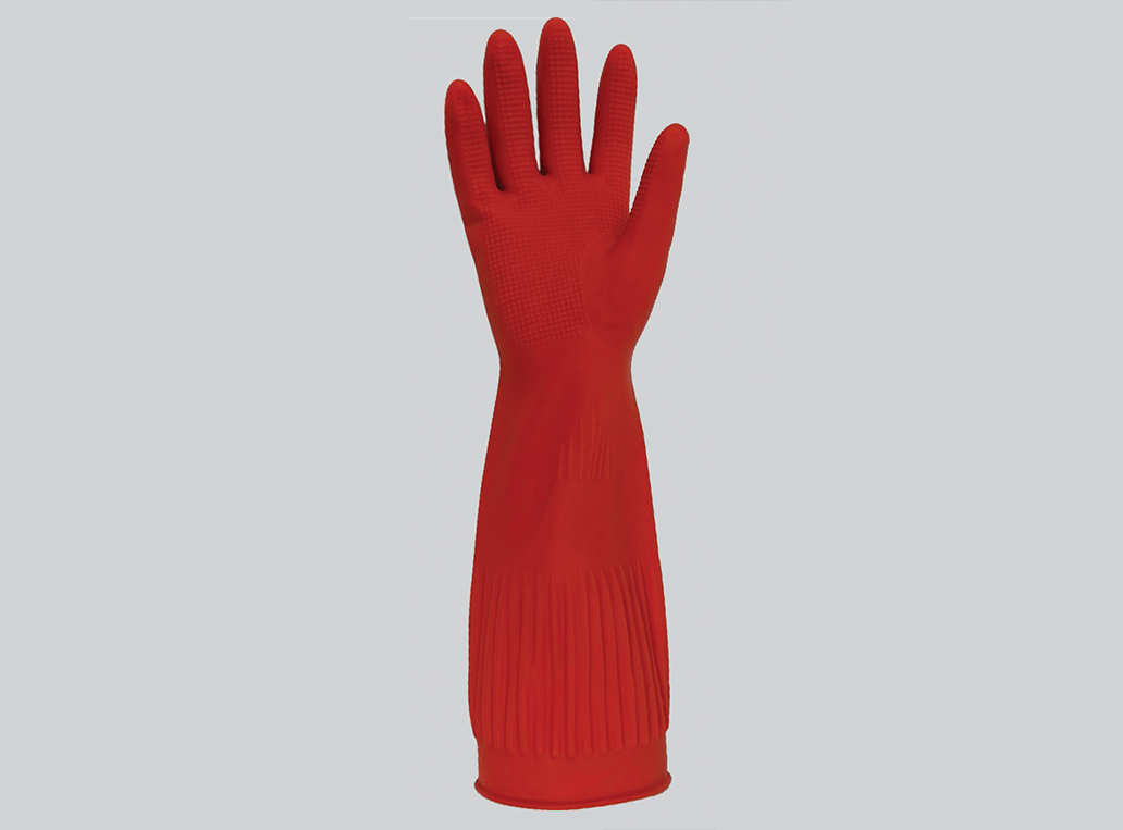 38cm Long Household Latex Gloves